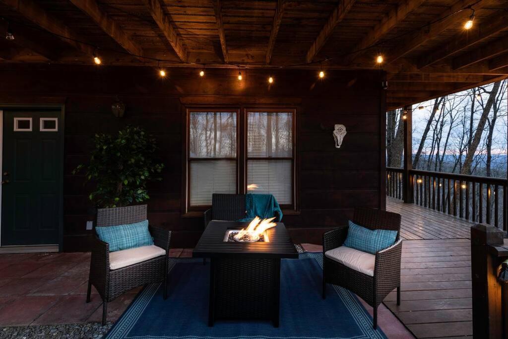 Mtn Cabin Sleeps 10 - 5 Mins To Fishing & Camping Ellijay Esterno foto